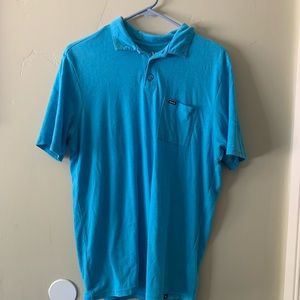 Hurley Blue button Collared shirt